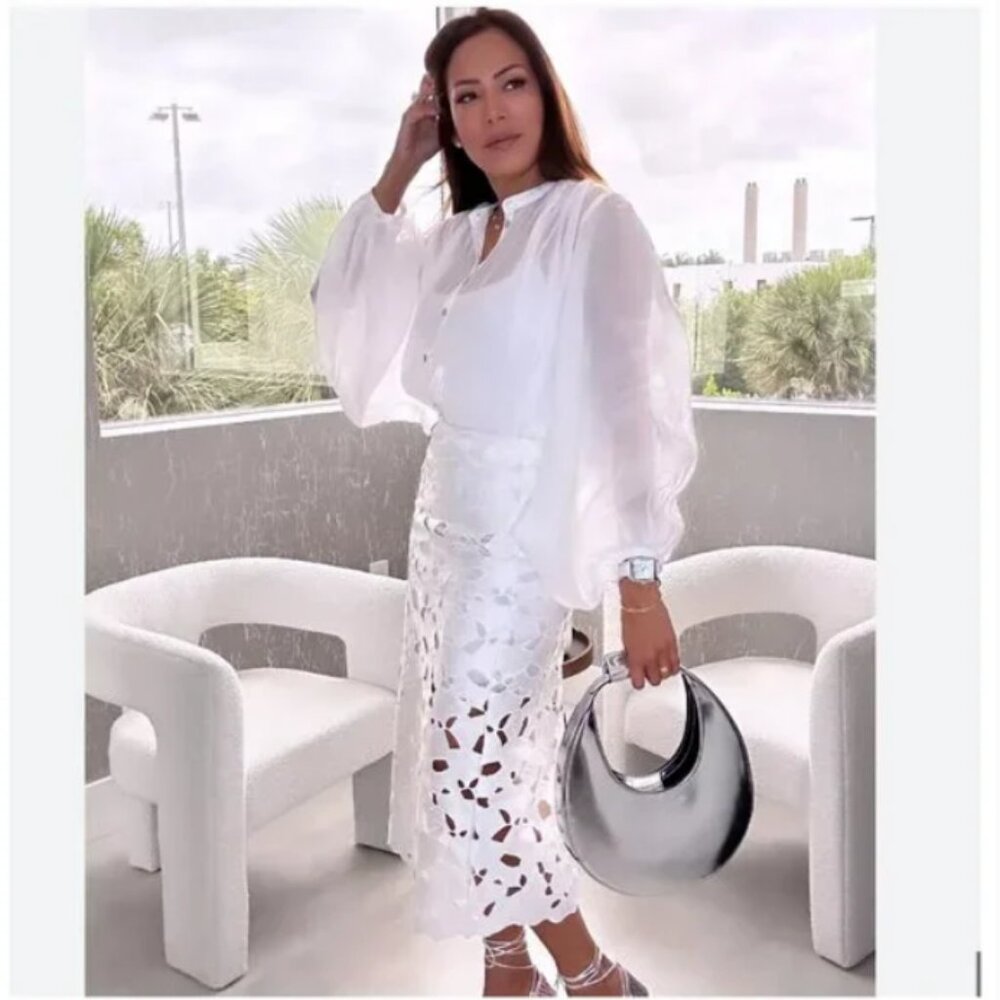 H & M Limited Edition Midi Skirt - Size 2